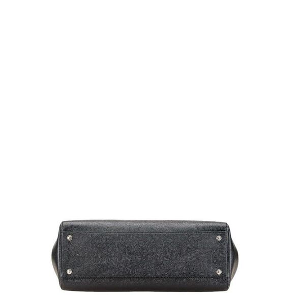 Burberry Nova Check Leather Tote Bag - Picture 3 of 6